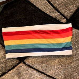 rainbow tube top